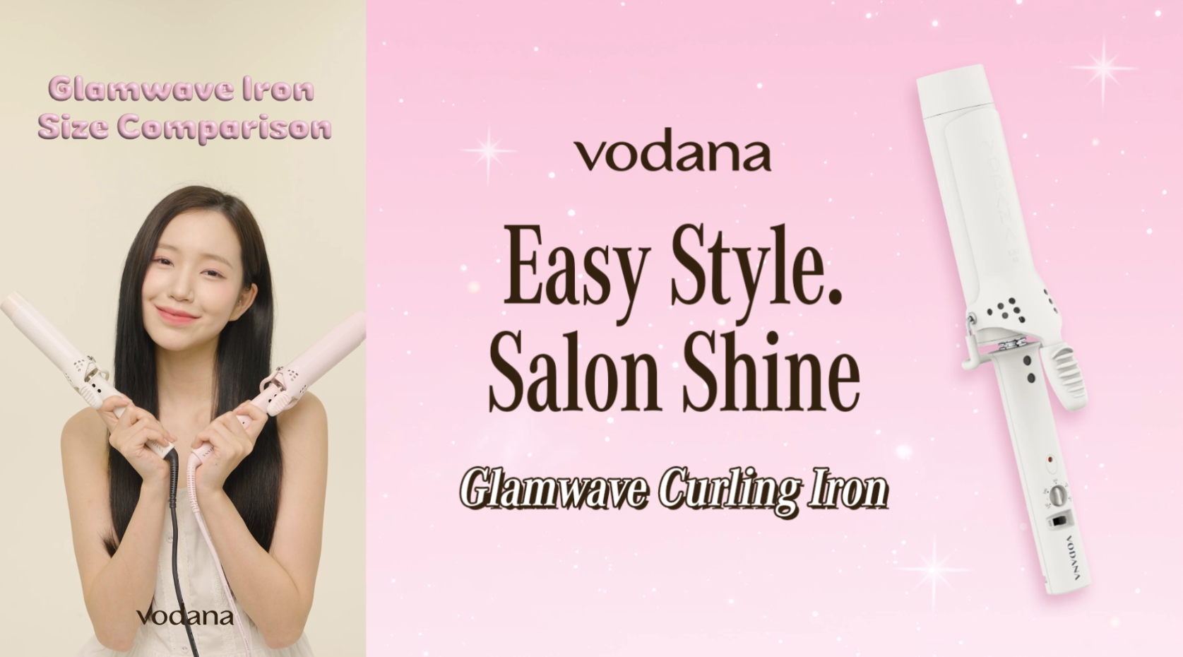 Amazon.com: VODANA GlamWave Ceramic Hair Curler 1.4 inch - Shiny